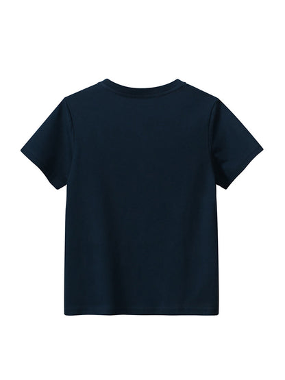 Boys’ Beach Print T-Shirt In European And American Style For Summer