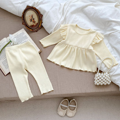 Soft Cotton Simple Style Clothing Sets Home Clothes