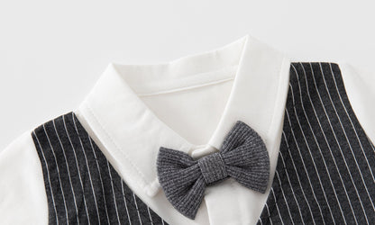 Autumn Baby Gentleman Birthday Clothes Romper