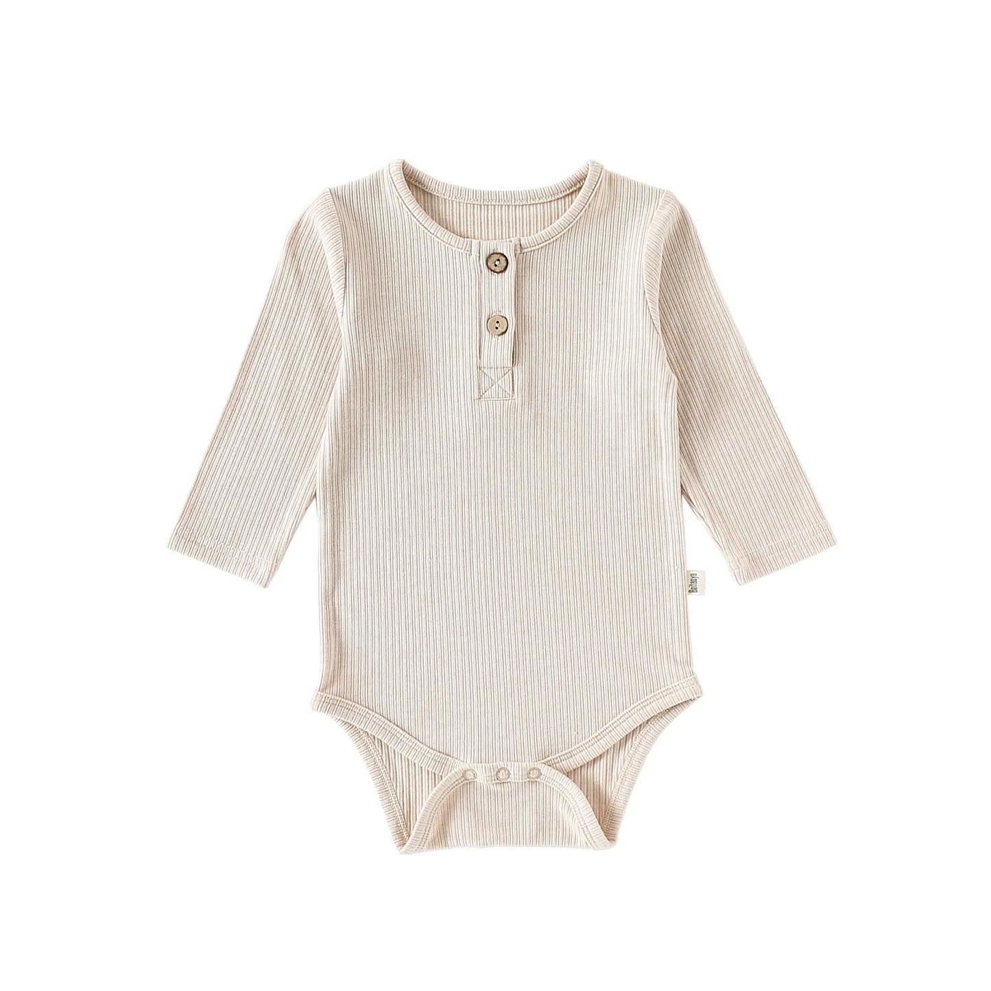 Autumn Arrival Baby Unisex Long Sleeves Casual Plain Crew Neck Onesies and Pants Clothing Sets