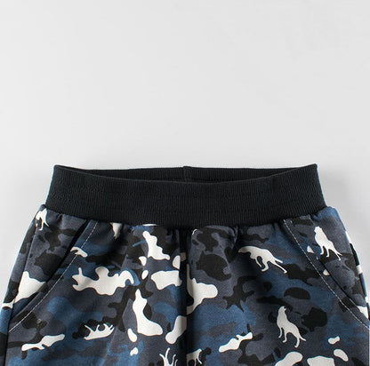 European And American Children’s Spring Cotton Boys’ Camouflage Pants – Casual Kids Trousers