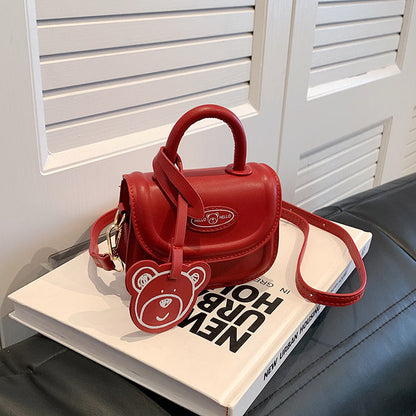 Stylish And Versatile Carry-On Girls’ Portable PU Crossbody Handbag