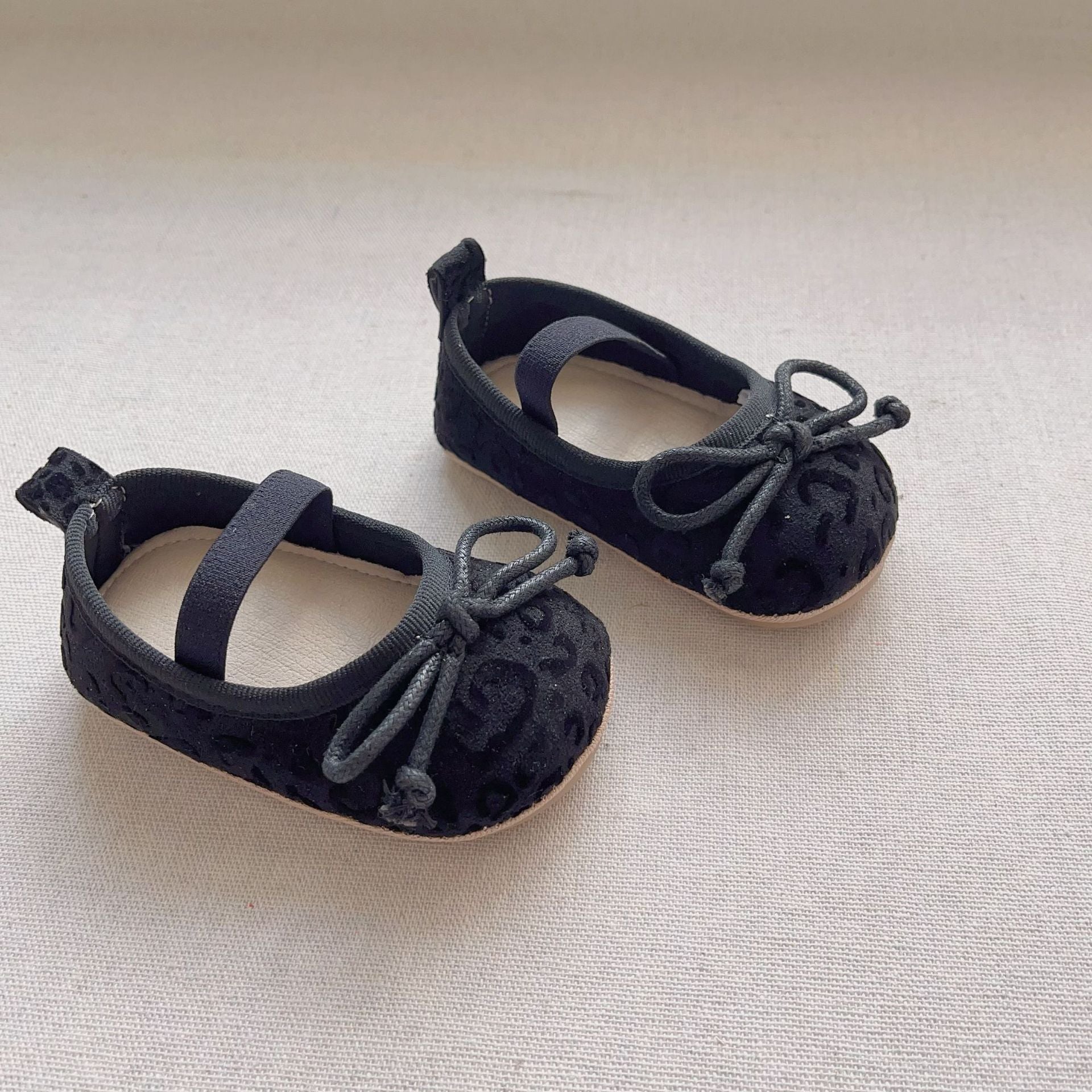 Autumn Baby Girl Leopard Pattern Toddler Soft-Sole Anti-slip Walking Shoes-2