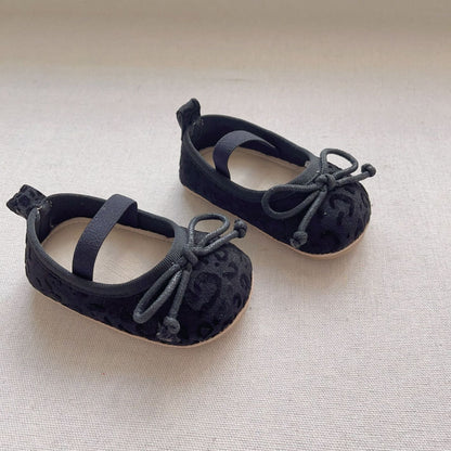 Autumn Baby Girl Leopard Pattern Toddler Soft-Sole Anti-slip Walking Shoes-2