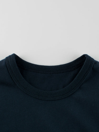 Boys’ Beach Print T-Shirt In European And American Style For Summer