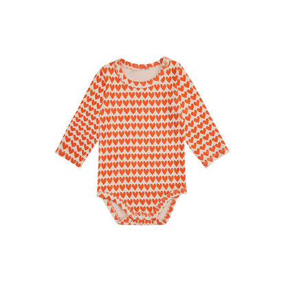 Baby Print Graphic O-Neck Long Sleeve Fashion Onesies