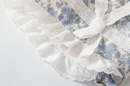 Baby Girl Short Sleeve False Little Floral Print Party Dress