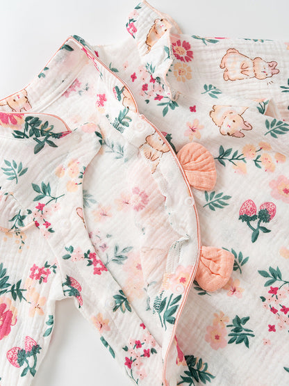 Autumn Baby Girl Style Home Clothes Romper