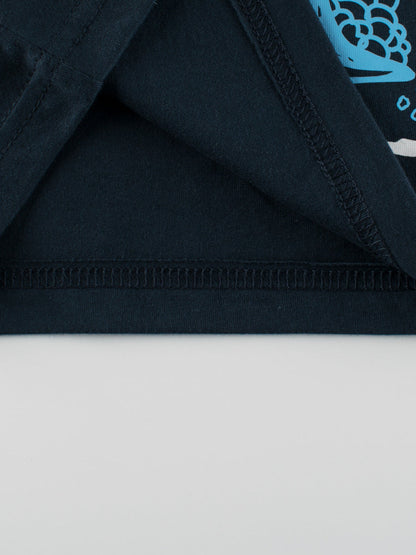 Boys’ Beach Print T-Shirt In European And American Style For Summer