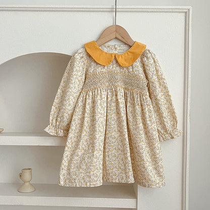 Spring Floral Graphic Sister Clothes Dress & Onesies