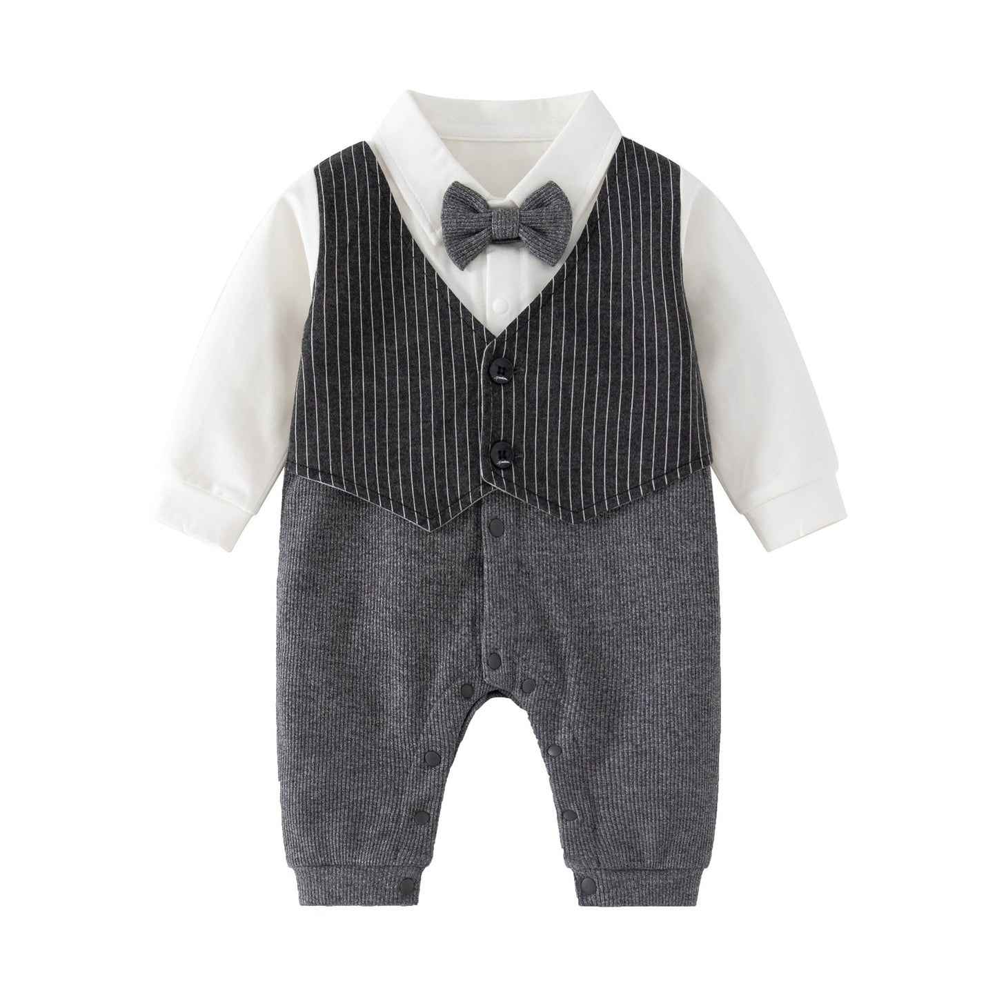 Autumn Baby Gentleman Birthday Clothes Romper