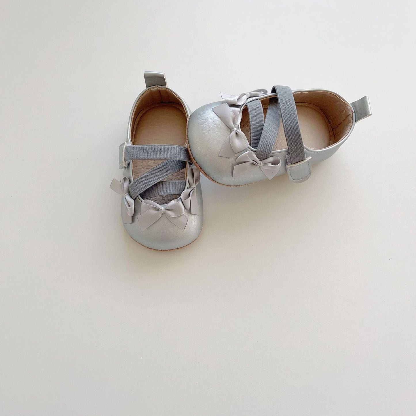 Spring Baby Girl Fashion Butterfly-bows Pattern Toddler Soft-Sole Anti-slip Walking Shoes