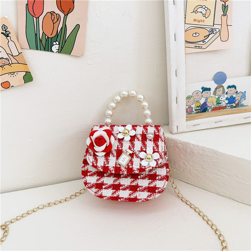 Stylish And Versatile Carry-On Girls Portable Red Crossbody Handbag