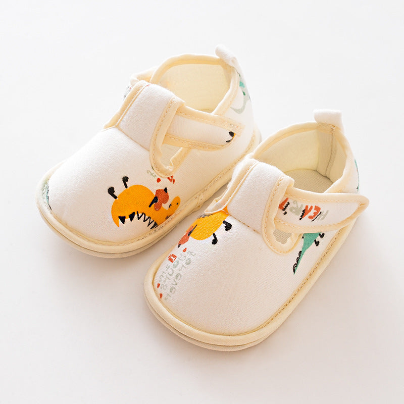 Baby Cartoon Soft Antiskid Hook And Loop Baby/Toddler Shoes Low