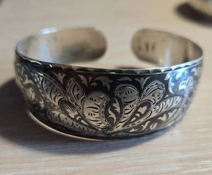 Bracelet Kubachi Sterling Silver 875° star, vintage, USSR, 17,44 gramm