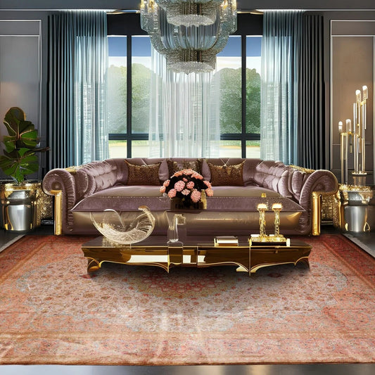 9x12 Gray, Blush Hand Knotted 100% Silk Traditional Authentic Kum 500 KPSI Oriental Area Rug-0