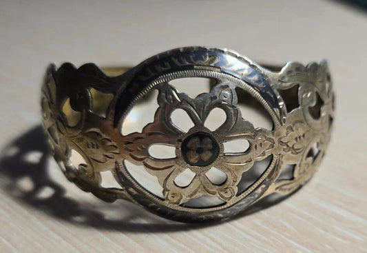 Bracelet Kubachi Sterling Silver 875° star, vintage, USSR, 17,58 gramm