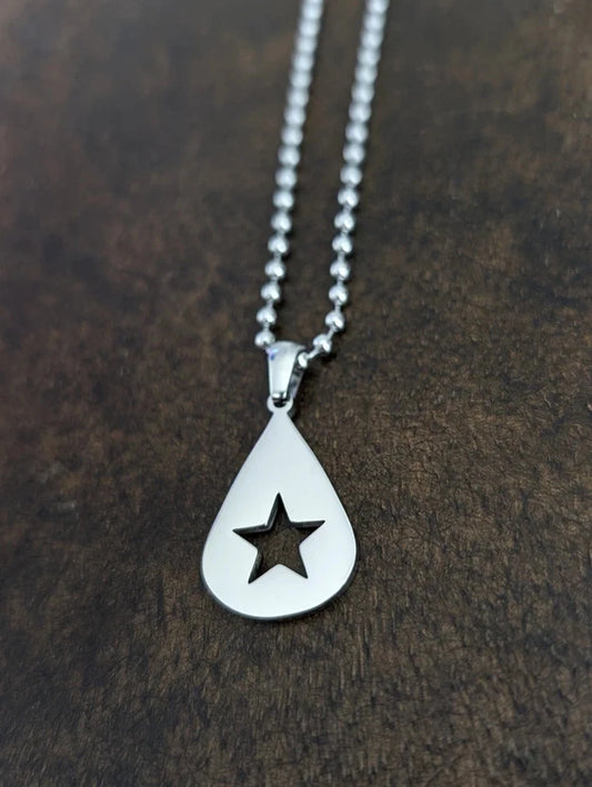 Conan Gray Silver Stainless Steel Found Heaven Star Pendant and Ball Chain Gift