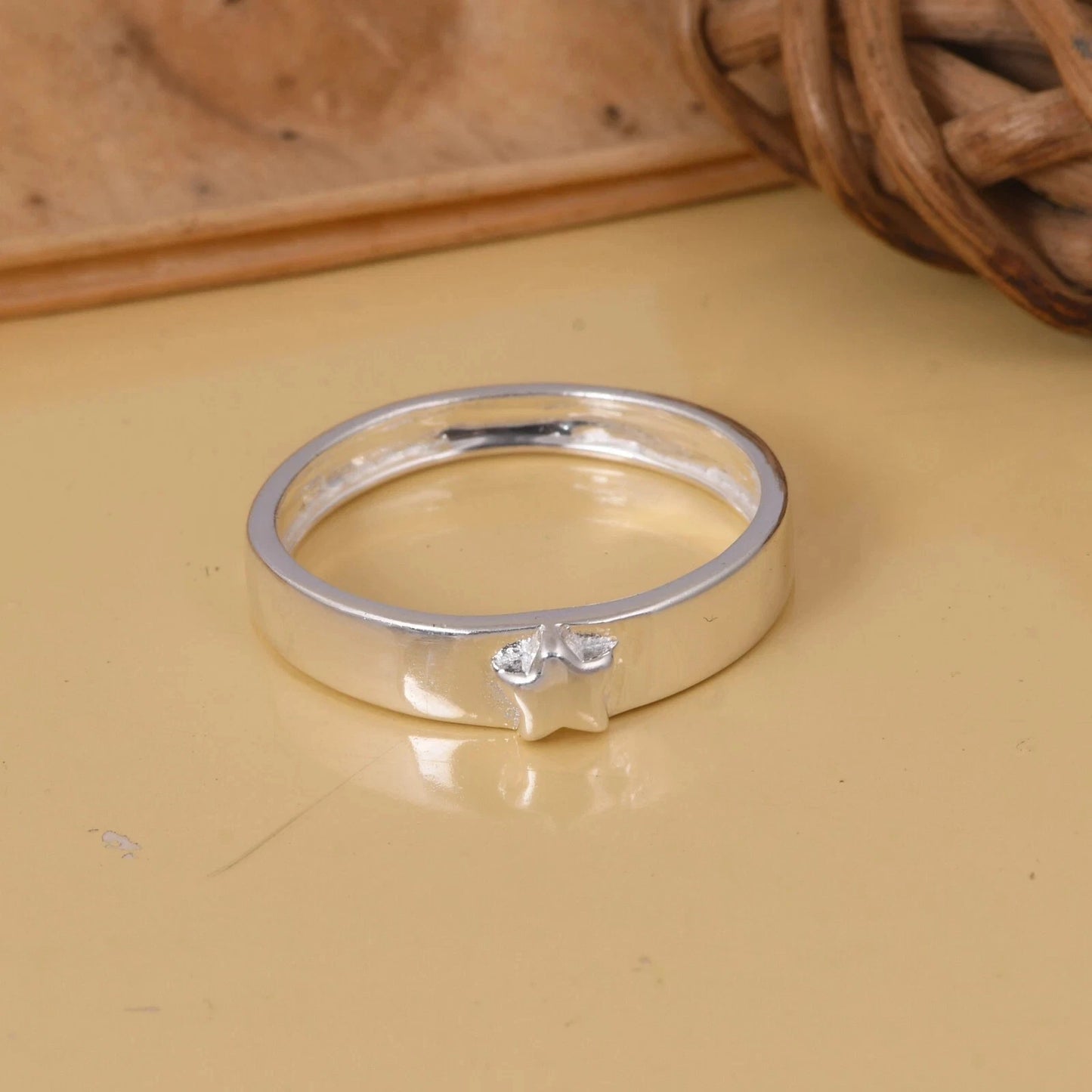 925 Sterling Silver Star Ring Engagement Ring Gift Dainty & Minimalist Jewelry