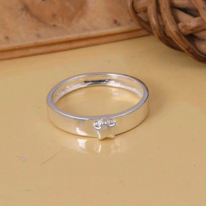 925 Sterling Silver Star Ring Engagement Ring Gift Dainty & Minimalist Jewelry