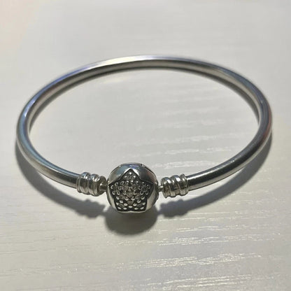 Authentic Pandora Sterling Silver You’re A Rising Star Bangle Bracelet 590720
