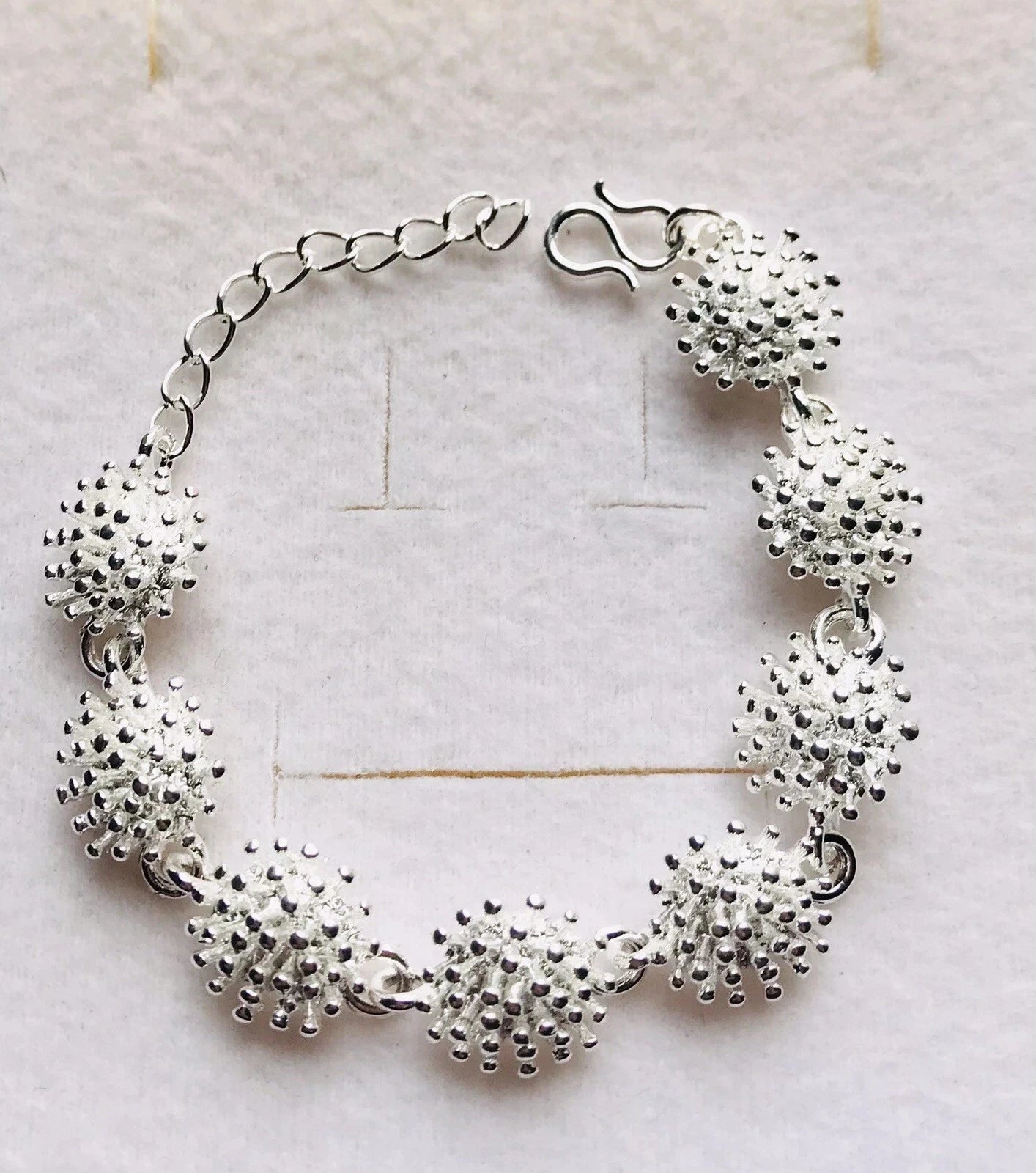 Stunning Star 925 Silver Bracelet 7.5 Inches