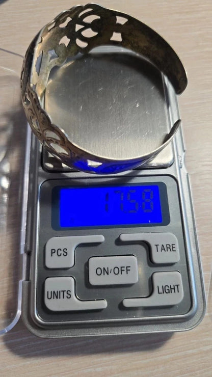 Bracelet Kubachi Sterling Silver 875° star, vintage, USSR, 17,58 gramm