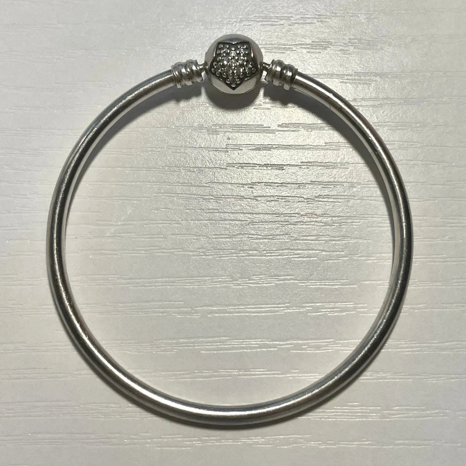 Authentic Pandora Sterling Silver You’re A Rising Star Bangle Bracelet 590720