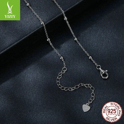 Daily Stylish Real 925 Slver The Light of the Stars 0.5CT Necklace Gifts Jewelry