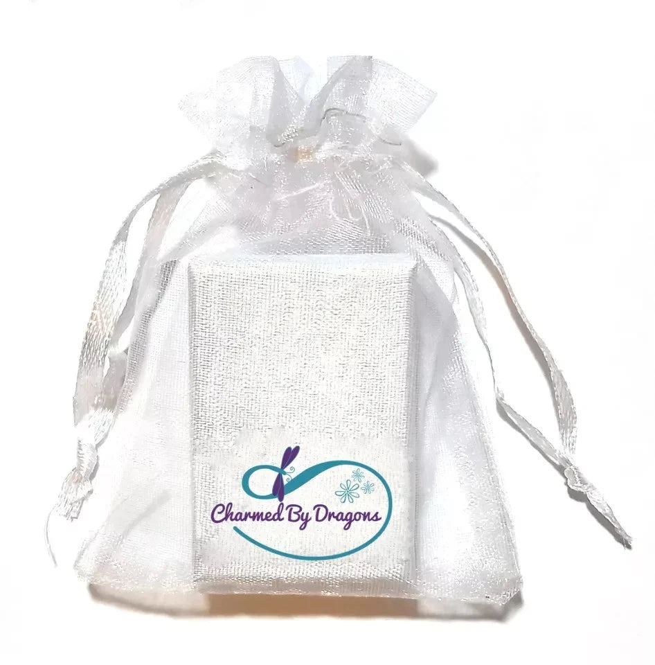 Gemstone Necklace Moon Stars Rose Quartz Pendant 18 inch Chain Gift Boxed