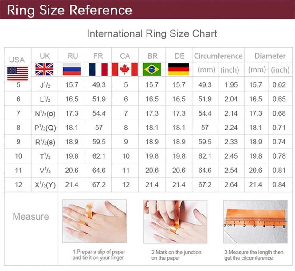 Crystal Star Ring 925 Sterling Silver Ring