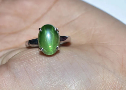 925 Sterling Silver Ring Star Sapphire Cabo Treated Certified Wedding Gift Ring