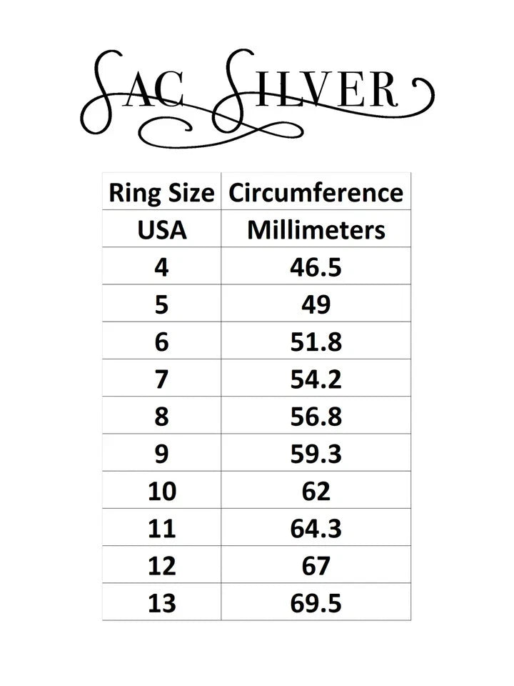 Convex Five Star Ring New .925 Sterling Silver Band Sizes 4-10