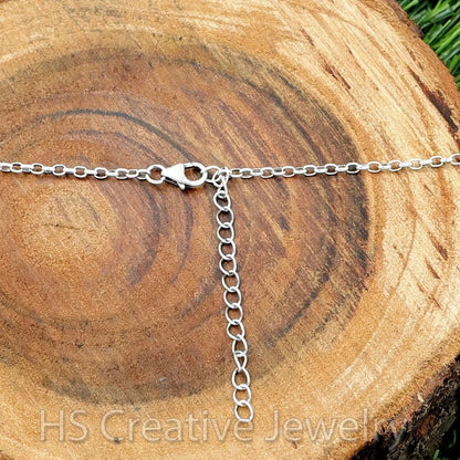 Moon and Star Kingman Pink Dahlia Turquoise 925 Sterling Silver Necklace Jewelry