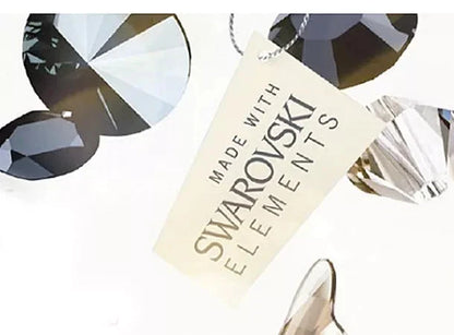 925 Sterling Silver STAR Pendant Necklace SWAROVSKI Elements Aurora Borealis