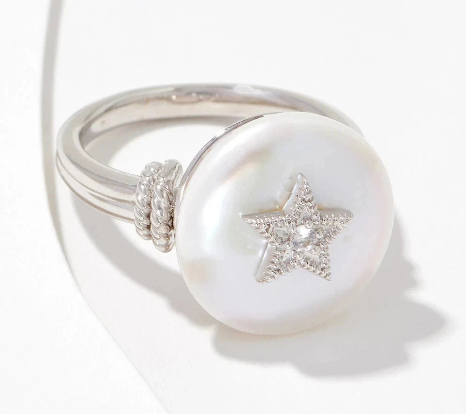 Infused with timeless elegance and symbolic charm, the Judith Ripka CLEO Coin Pe