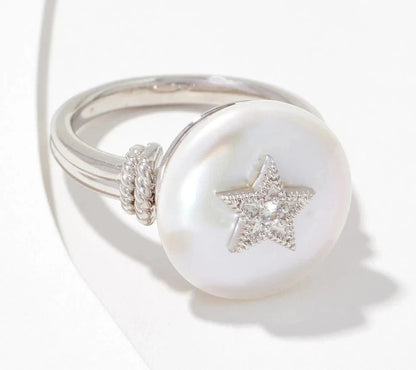 Infused with timeless elegance and symbolic charm, the Judith Ripka CLEO Coin Pe