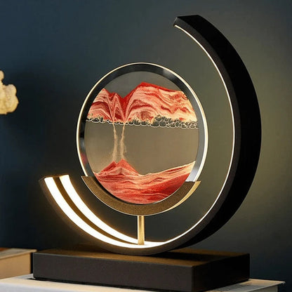 Moving Sand Table Lamp