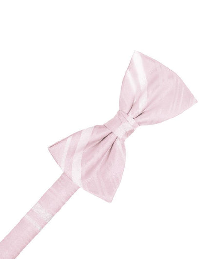 Striped Satin Bow Tie Pre-Tie-7