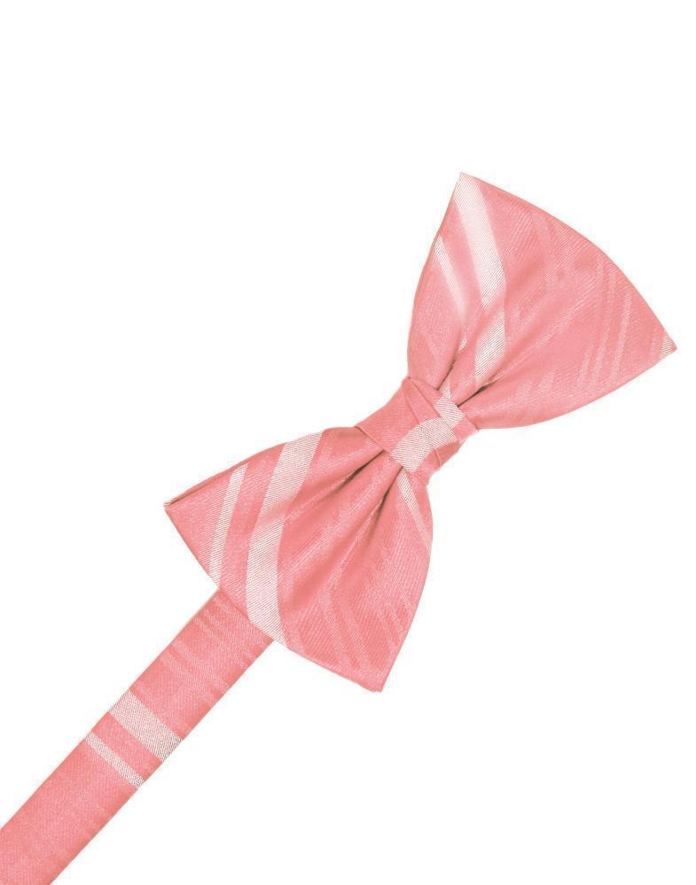 Striped Satin Bow Tie Pre-Tie-14
