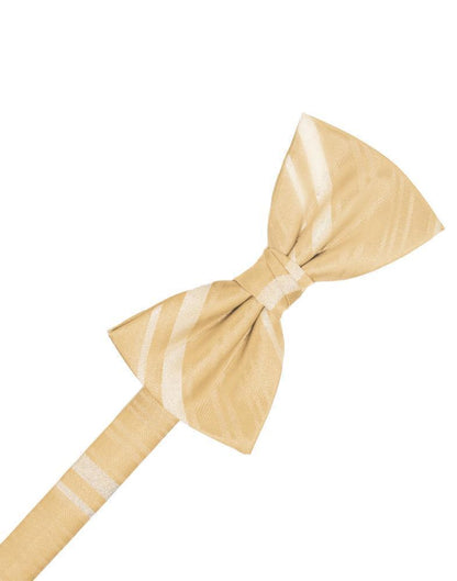 Striped Satin Bow Tie Pre-Tie-21