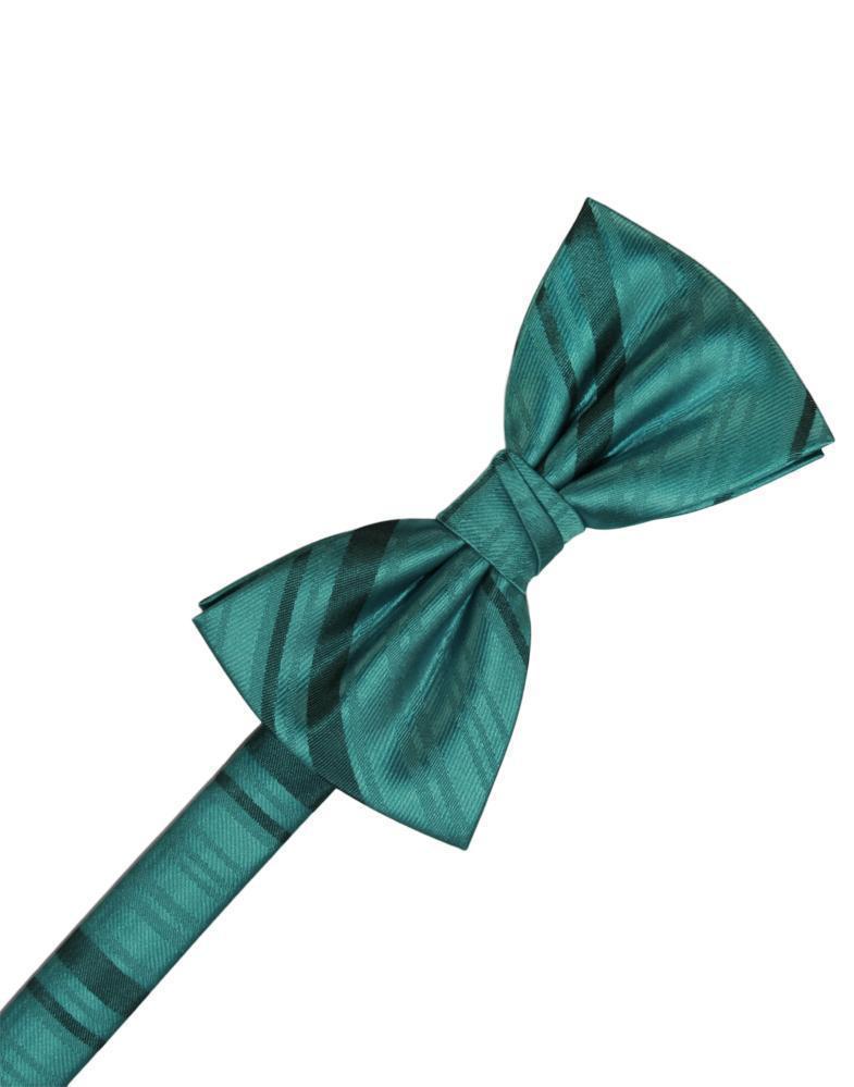 Striped Satin Bow Tie Pre-Tie-26