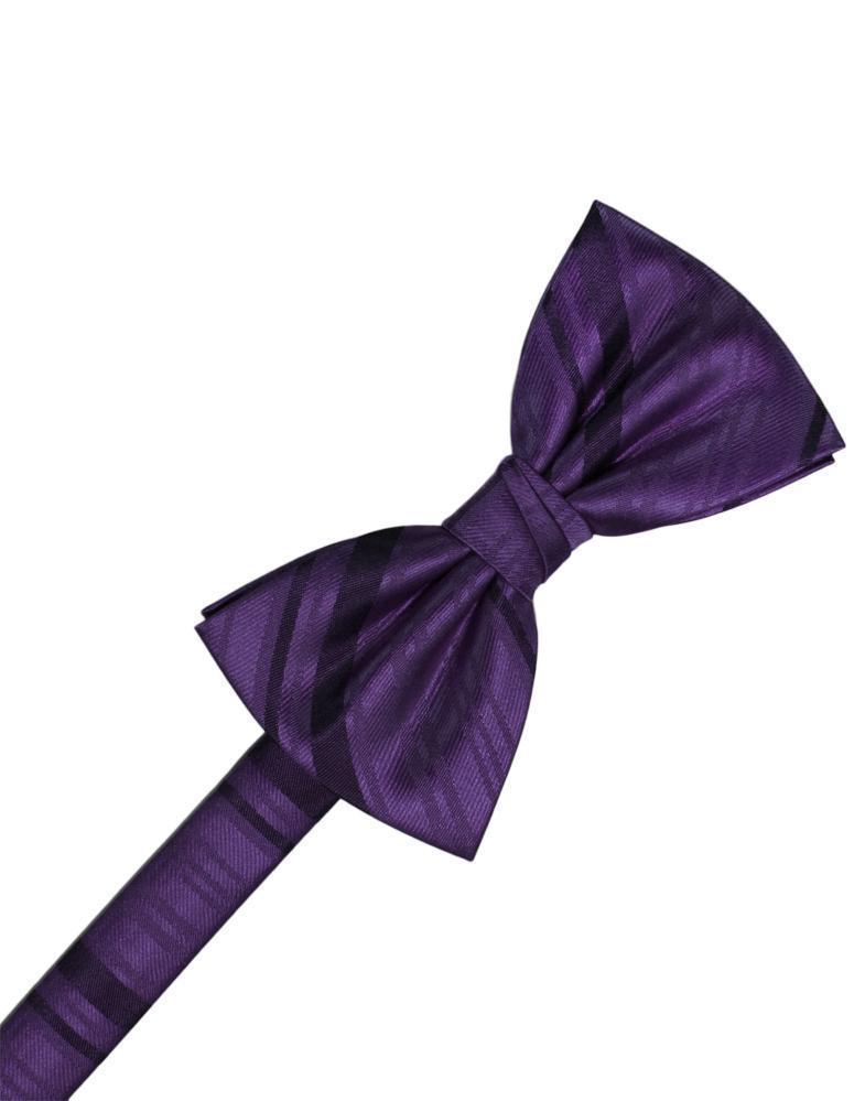 Striped Satin Bow Tie Pre-Tie-28