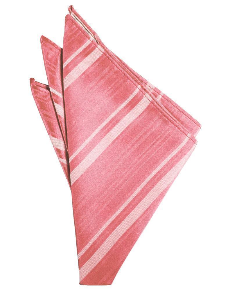 Striped Satin Pocket Square-21