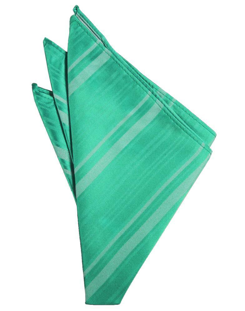 Striped Satin Pocket Square-36