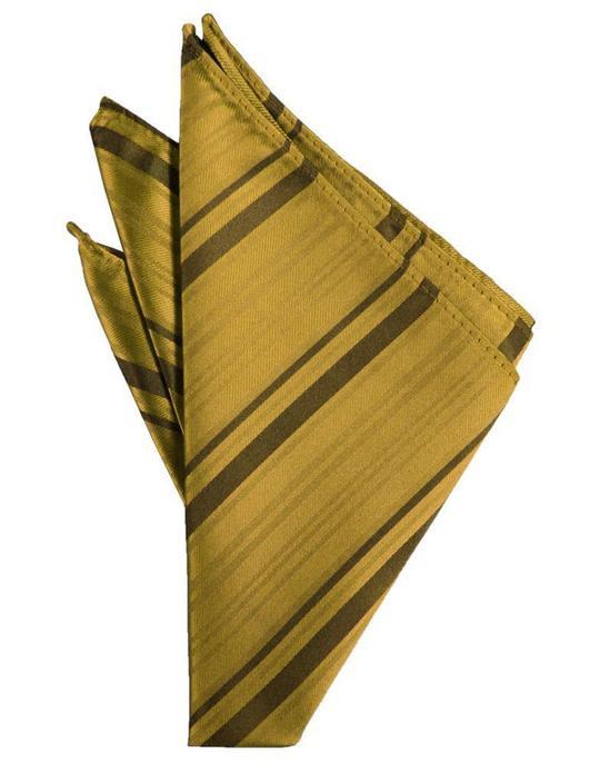Striped Satin Pocket Square-38