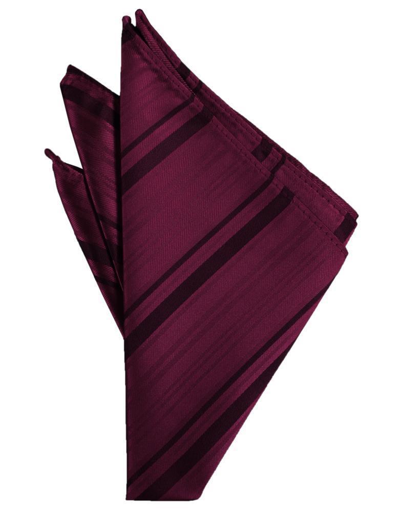 Striped Satin Pocket Square-62