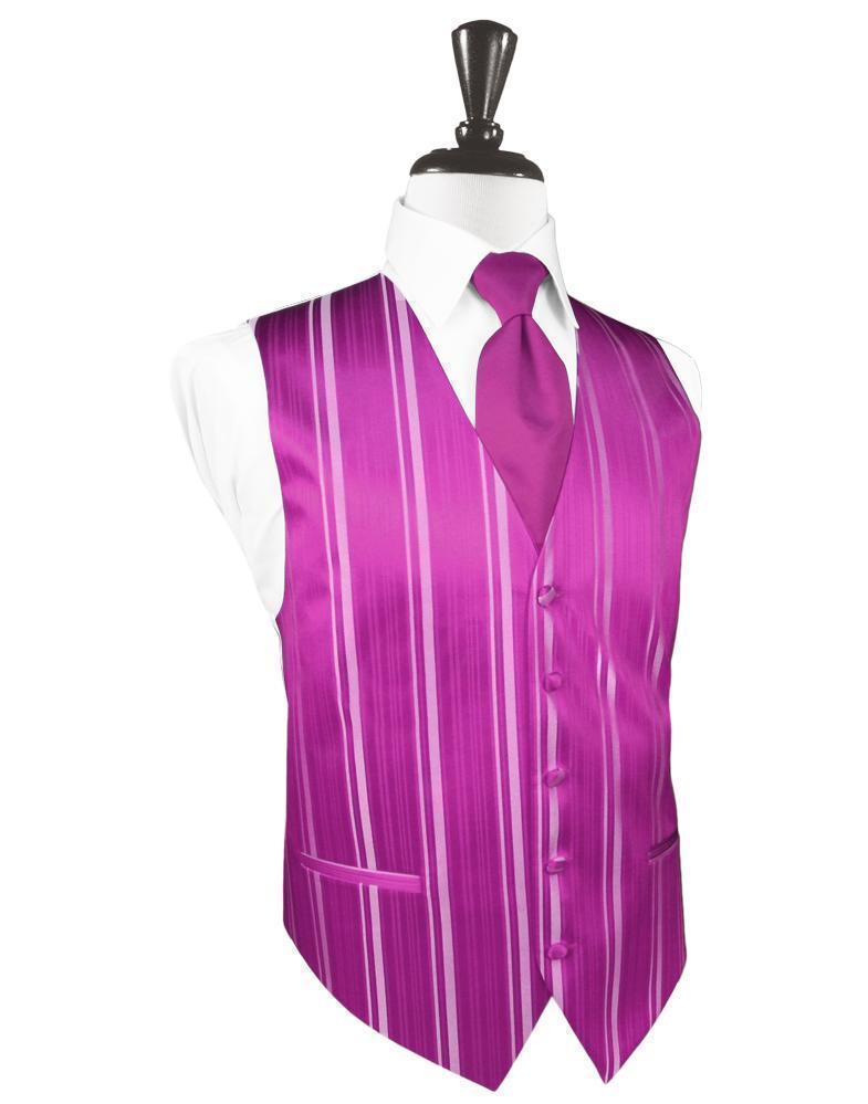 Striped Satin Tuxedo Vest 10-2