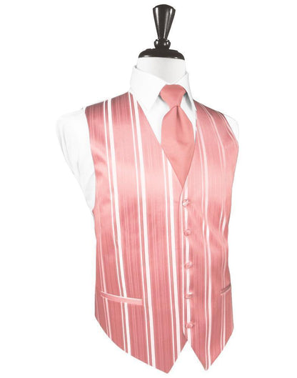 Striped Satin Tuxedo Vest 11-3