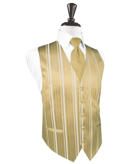 Striped Satin Tuxedo Vest 11-2
